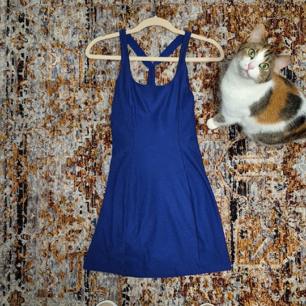 Blue Tennis Dress w/ Shorts